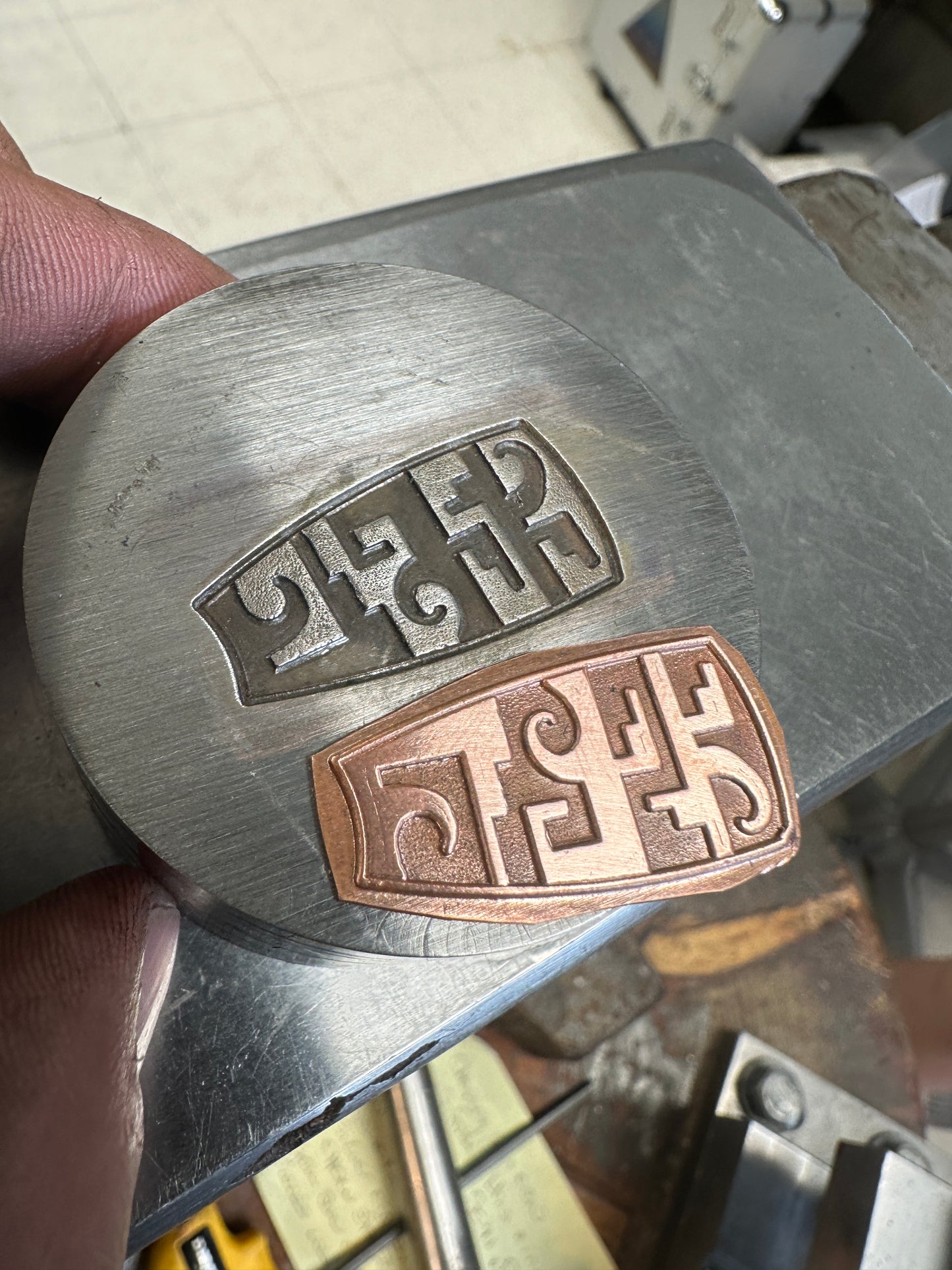 Custom 2.5D Coining Die - Embossing Die for 20 ton Press