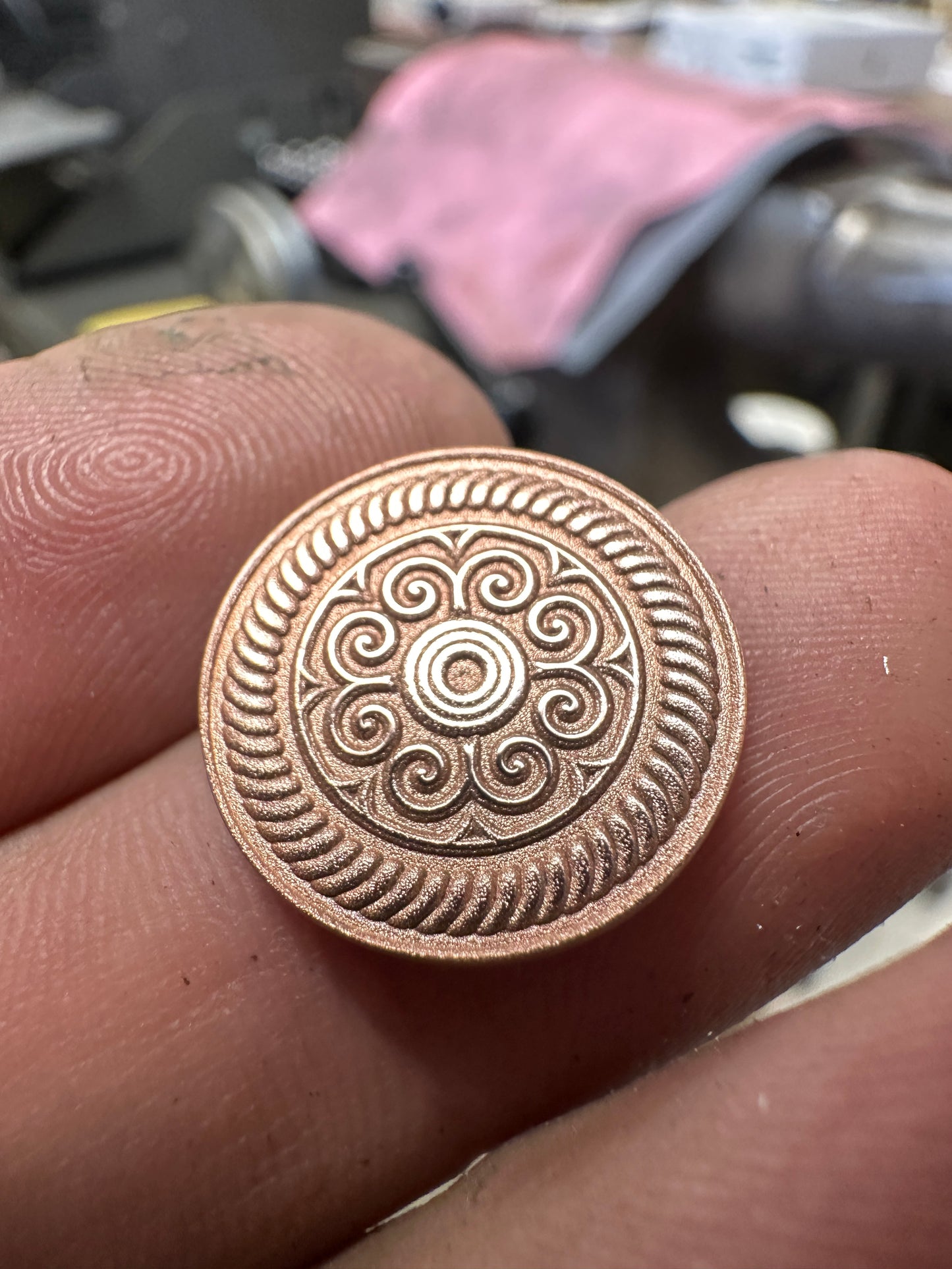Custom 2.5D Coining Die - Embossing Die for 20 ton Press